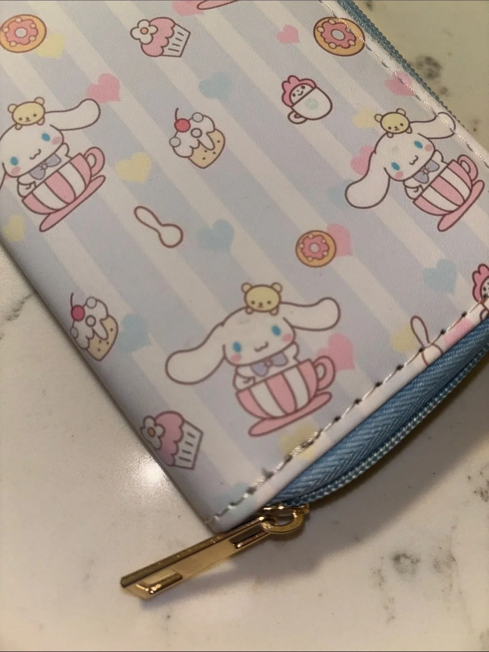 Cute Pastel Cinnamoroll Teacup Wallet